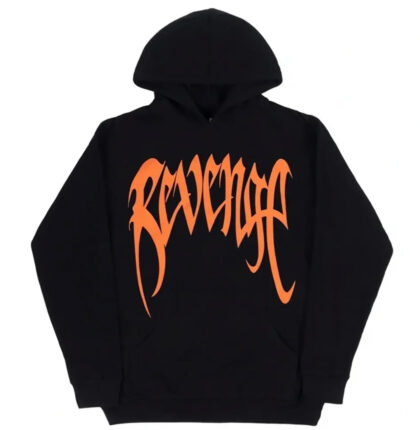 Revenge Orange Arch Logo Hoodie