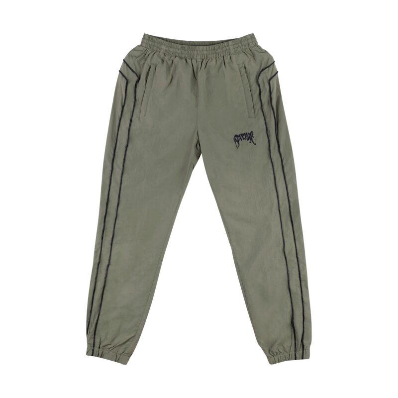 ARMY GREEN TRACK PANTS