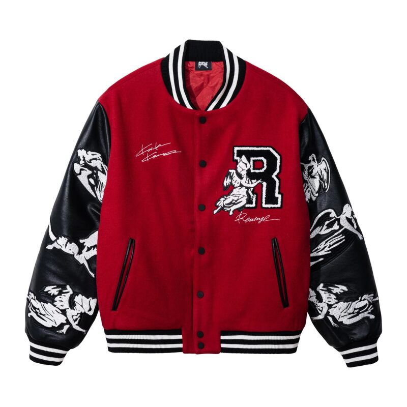 Revenge Kosuke Kawamura Embroidered Varsity Jacket