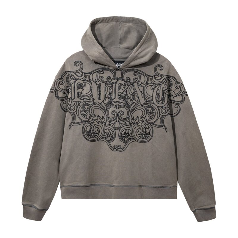 Revenge Crest Embroidered Hoodie