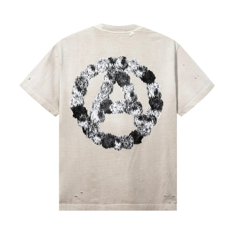 Revenge Kosuke Kawamura Glitch Arch Logo Treated Tee