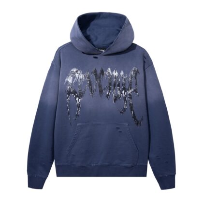 Revenge Kosuke Kawamura Glitch Arch Logo Treated Hoodie