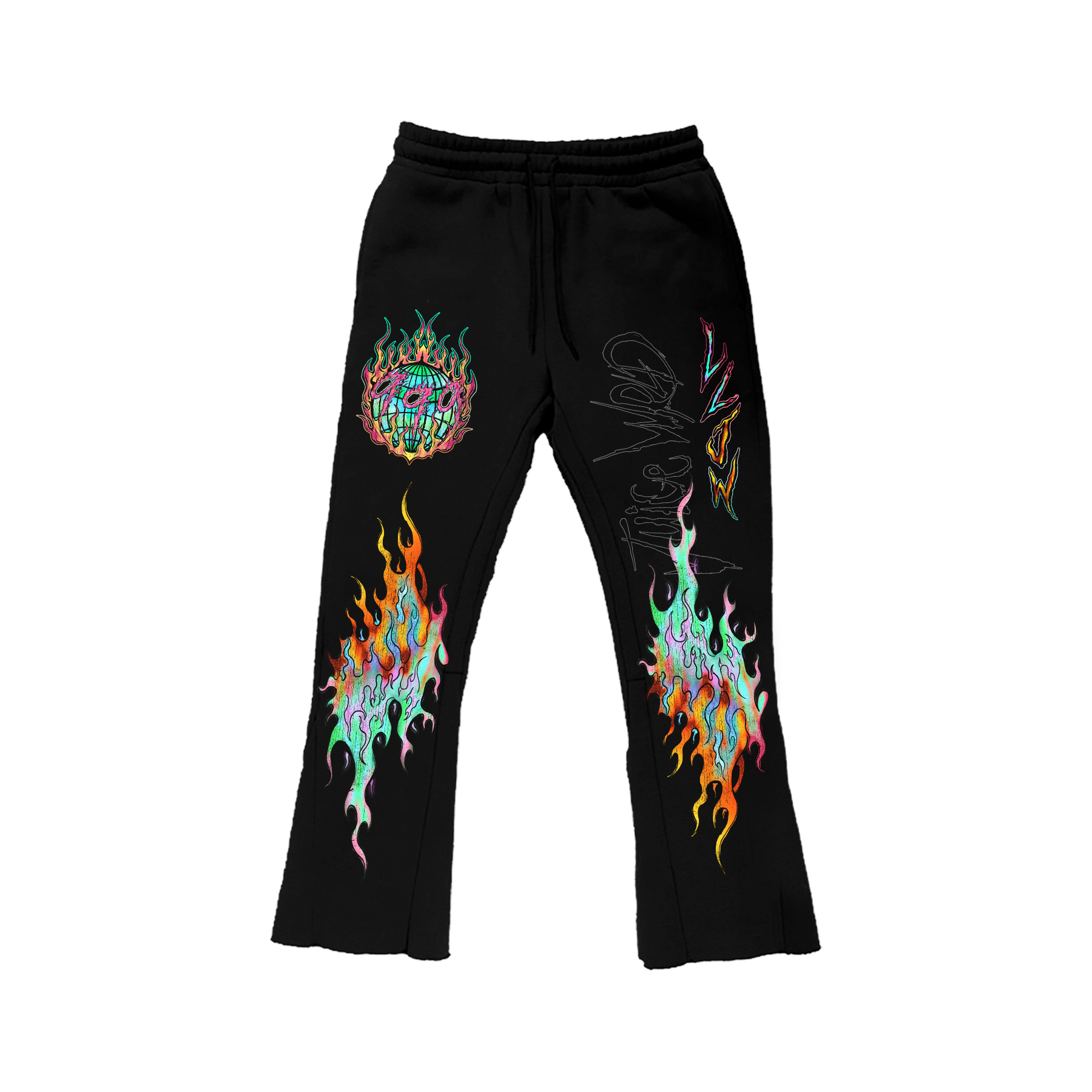 UP IN FLAMES SWEATPANTS