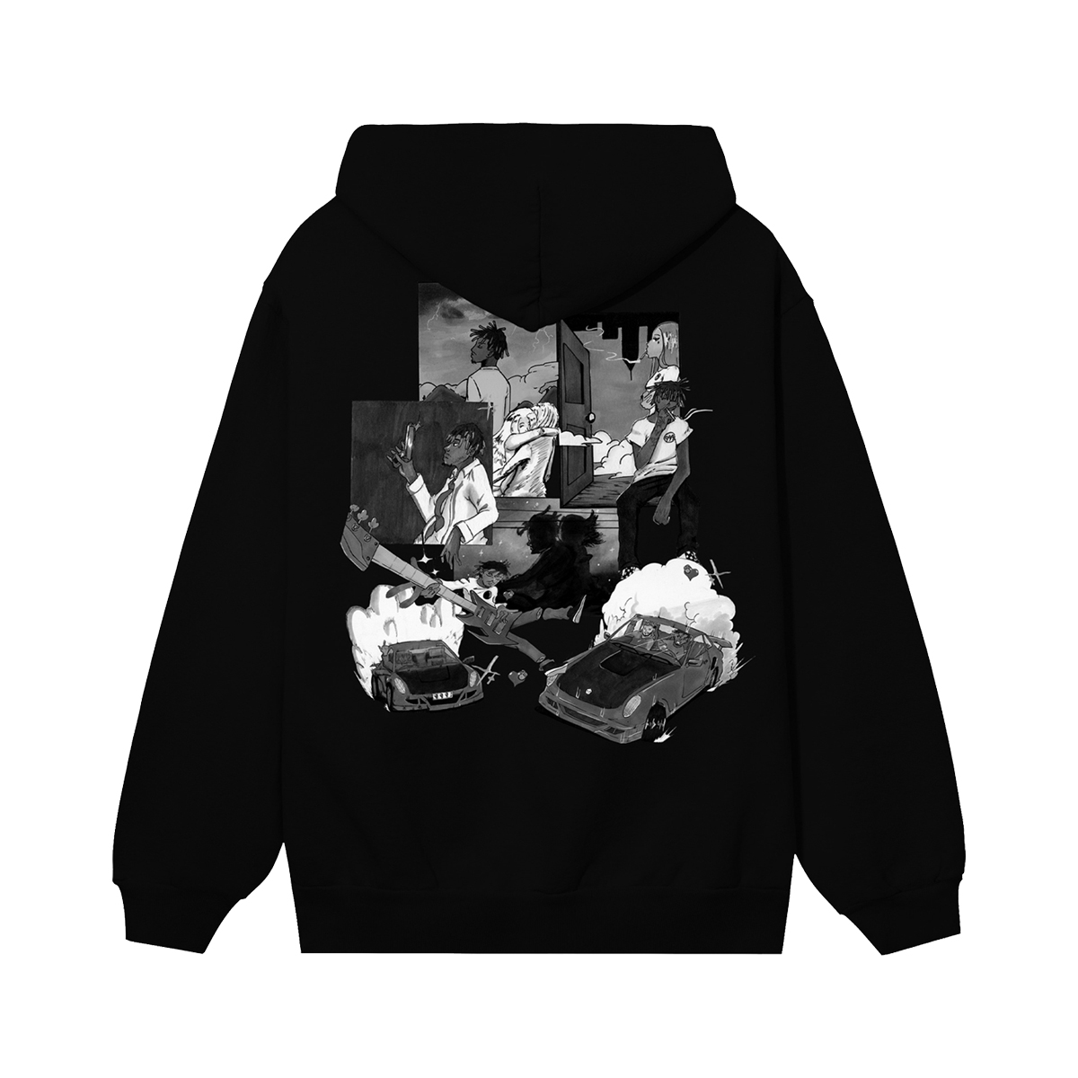 BURNOUT HOODIEb REVENGE BURNOUT HOODIE