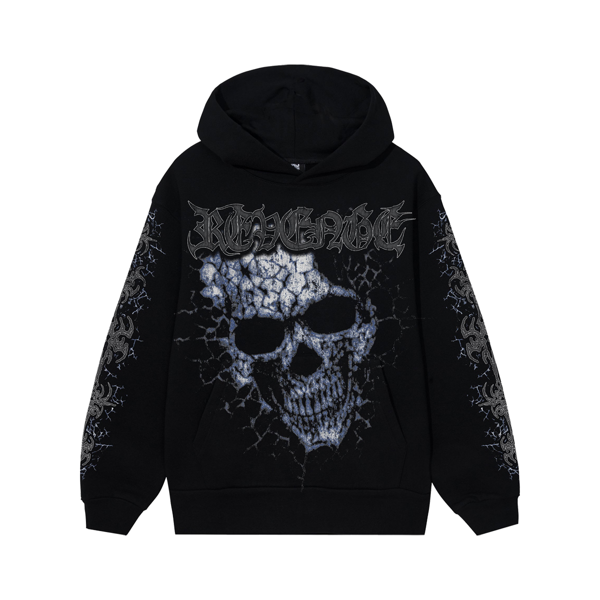 CRACK SKULL HOODIE REVENGE CRACK SKULL HOODIE