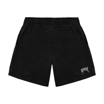 REVENGE EMBROIDERED BASIC SHORTS