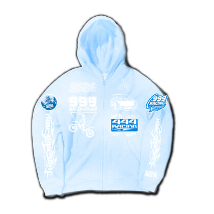 999 CLUB GOODBYE SKY RACE ZIP HOODIE