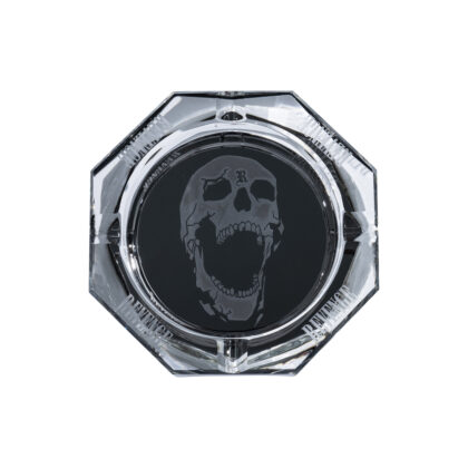 REVENGE SKULL GLASS ASHTRAY