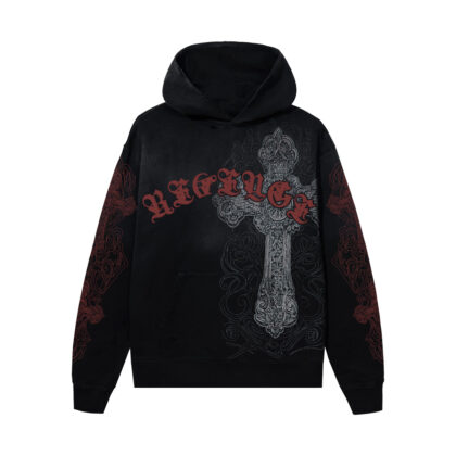 SPIKE CROSS HOODIE