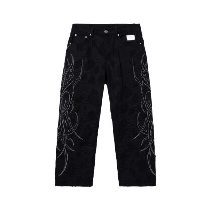 REVENGE SPIKE DISTRESSED BORO DENIM PANT