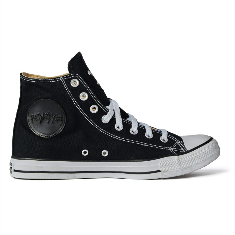 Revenge X Actualhate Eye Patchwork Studded High-Top - Image 5