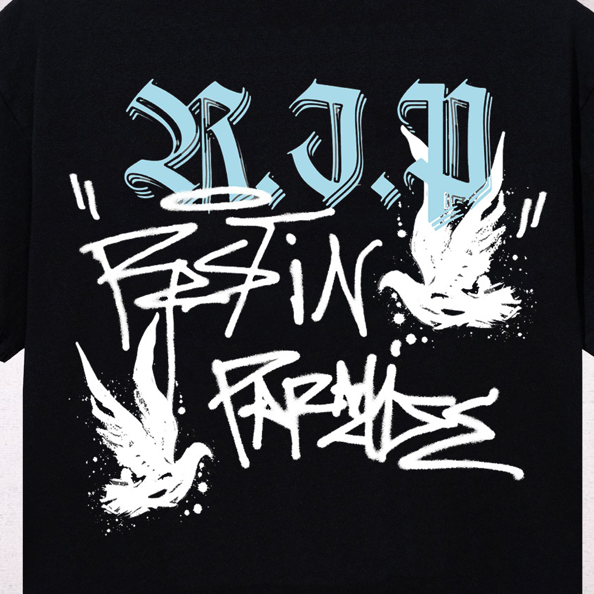 Revenge Graffiti Dove Tee - Image 5
