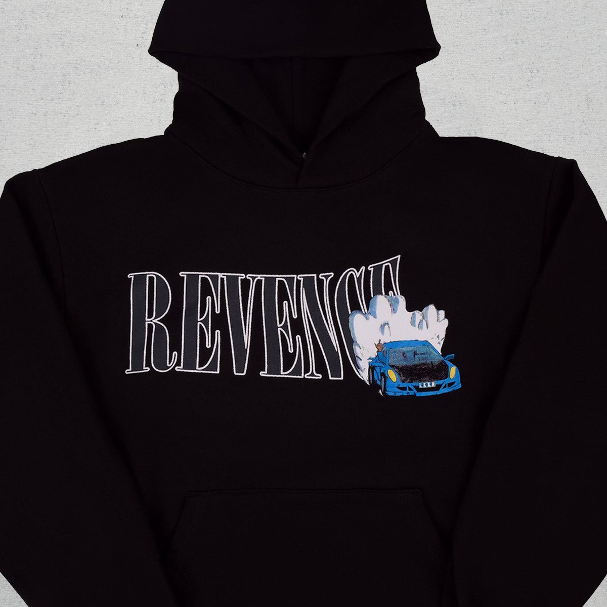 Revenge x Juice Wrld 999 Burnout Hoodie - Image 4