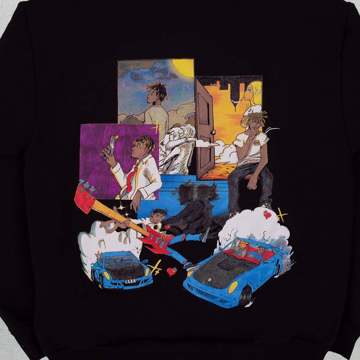 Revenge x Juice Wrld 999 Burnout Hoodie - Image 6