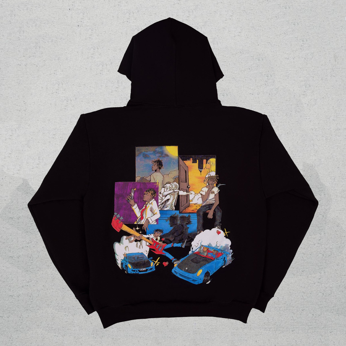 Revenge x Juice Wrld 999 Burnout Hoodie - Image 5