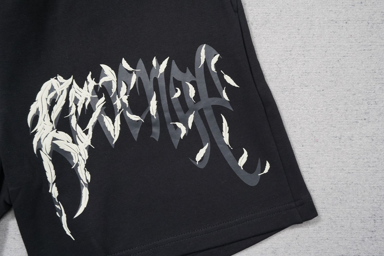 Revenge x Juice Wrld 999 Dove Shorts - Image 3