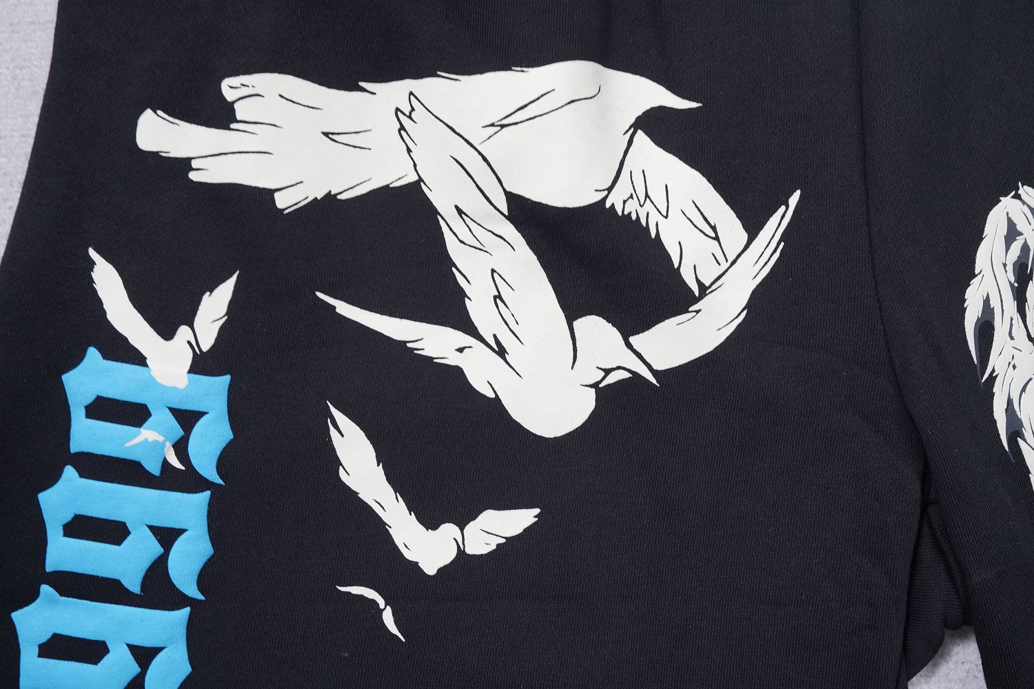 Revenge x Juice Wrld 999 Dove Shorts - Image 4