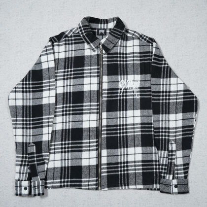 Revenge Embroidered Flannel Shirt