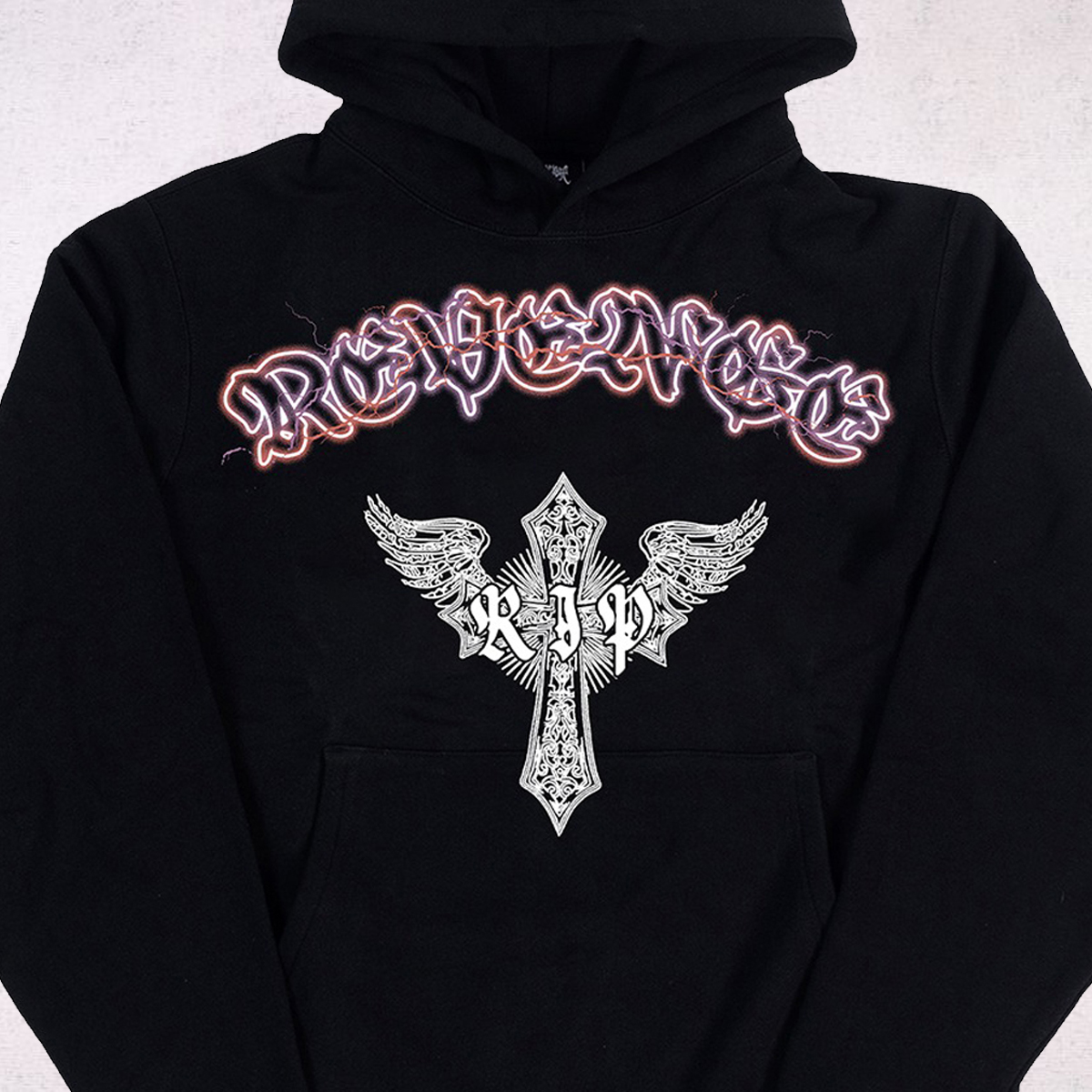Revenge Skeleton Angel Hoodie - Image 2