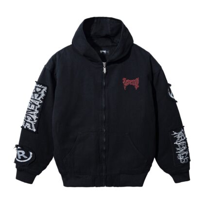 REVENGE SO BELOW EMBROIDERED PATCHES JACKET